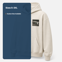 Sweat-shirt à capuche unisexe personnalisé en ivoire avec impression photo de skateboard, OEM ODM, en molleton