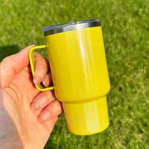 Holographic Shiny Glitter Shimmer rainbow Colors Blank Sublimation <b>Double</b> <b>Walled</b> Stainless Steel 3oz Mini Shot Glass Tumbler <b>Mug</b> - Product Image 4
