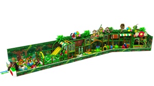 Structure de jeu de parc à thème de forêt d'intérieur personnalisable Équipement de jeu souple pour enfants Terrain de jeu intérieur personnalisé - Product Image 2