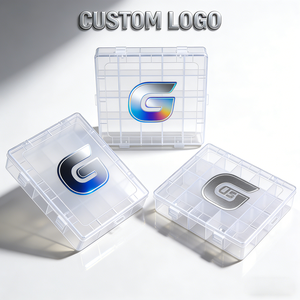 กล่องเก็บอุปกรณ์อิเล็กทรอนิกส์แบบใส ปรับได้ 20 ช่อง พร้อมถาดใส่ - Product Image 5