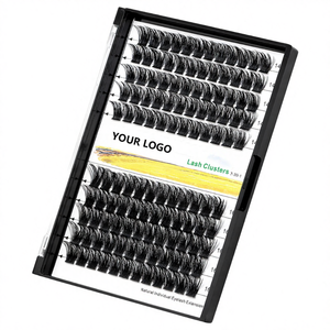 Pestañas Postizas Hechas a Mano al por Mayor, Marca Privada, Pelo Sintético, 16mm de Largo, 10 Filas, Base Delgada, Naturales y Suaves - Product Image 4