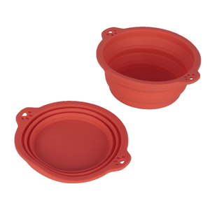 Venda quente Portátil Personalizado <span class=keywords><strong>Pet</strong></span> Dog Cat Água Food Bowls Alimentador Dobrável Dobrável Placa De Silicone - Product Image 5