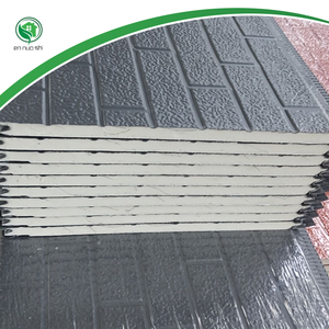 Moderno impermeável à prova de som integrado casa exterior parede isolamento bordo geométrico sanduíche painel metal esculpido parede Villa - Product Image 1