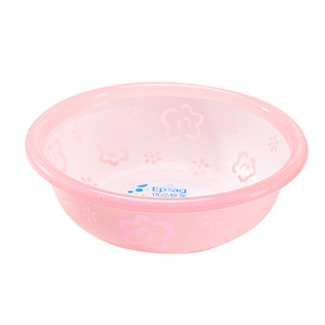 Plastic Wash <b>Basin</b> <b>Round</b> Double Color Thickened For Household And Student Use - Product Image 2