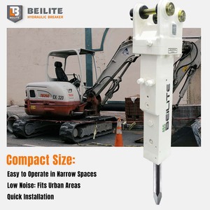 Beilite BLT-45B 0.8-1.5t Mini Excavator <strong>Hydraulic</strong> <strong>Breaker</strong> with Pump 45mm Chisel 140 Bar Pressure for Mining &amp; Demolition - Product Image 5