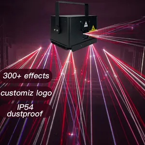 Işın renk efekti 1W 2W 3W gösterisi Watt manuel animasyon ucuz Dmx Bar uzaktan kumanda sahne Mini Rgb lazer aydınlatma fiyat satılık