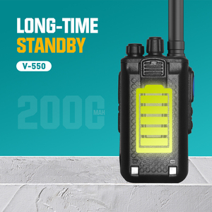 IRADIO V550 Walkie Talkie 5W ra đặt điện Analog đài phát thanh hai cách phát thanh một cú nhấp chuột riêng tư giải mã Hot Bán - Product Image 3