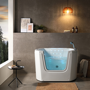 Bebek küveti Modern taç şeklinde katlanır küvet kaliteli bebek banyo bağlantısız kurulum süzgeç masaj Whirlpool küvet - Product Image 6