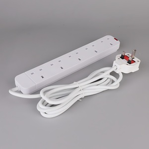 Power Strip with Extension Cord and <strong>Socket</strong>, African British Standard <strong>UK</strong> Plug <strong>13A</strong> 3-meter Length 600w - Product Image 6