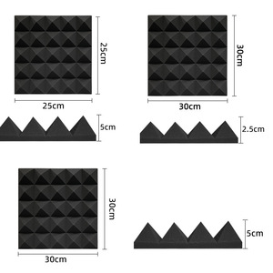 Paneles Acústicos Piramidales Ignífugos de Poliuretano de Alta Densidad para Aislamiento Térmico y Acústico para Grabación - Product Image 4