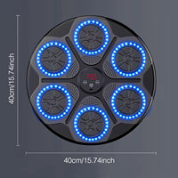 Machine de boxe musicale durable en ABS pour adultes et enfants, cible d'entraînement pour le kickboxing