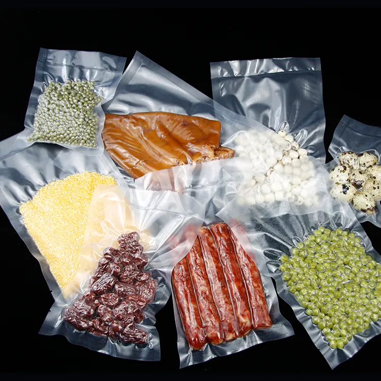Sacchetto di imballaggio sottovuoto per alimenti surgelati/sacchetto in rilievo sottovuoto/sacchetto sottovuoto per alimenti