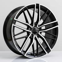 Sur mesure 12000T Forgé |   Norme DOT |   MOQ 4 S1-00071 18-24 Jantes multi-rayons noir brillant usiné pour Audi A7