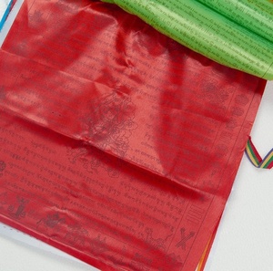 <strong>Tibetan</strong> <strong>Prayer</strong> <strong>Flags</strong> Indoor Outdoor Buddhist Meditation <strong>Flag</strong> Satin Affirmation Windhorse <strong>Prayer</strong> <strong>Flags</strong> - Product Image 4