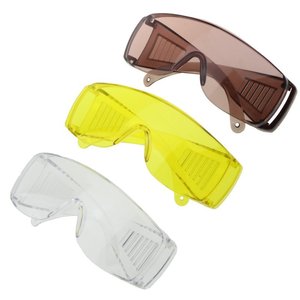 Gafas protectoras de montura completa, color naranja, transparentes, sin recubrimiento, para trabajo en laboratorios químicos, gafas de seguridad tipo 773232 - Product Image 5