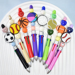 Großhandel Sport-Serie PVC-Fokalperlen Sportteam-Fokalperlen-Anhänger für Stiftaufsätze - Product Image 5