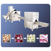 Machine automatique commerciale d'épluchage d'oignon de ligne de traitement d'oignon de 50 -1000 Kgh