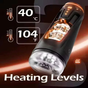 كأس استمناء ذكري أوتوماتيكي مع وظائف المص والاهتزاز والتلسكوب والتسخين والمحاكاة الفموية الذكية للرجال - Product Image 2