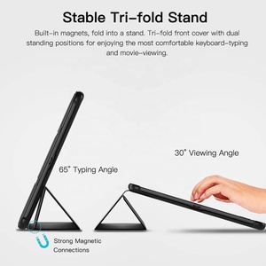 Ultra mince en cuir PU Trifold tablette étui intelligent pour Samsung Galaxy Tab S5E 10.5 (SM-T720/T725) 2019 - Product Image 2