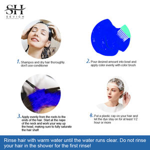 Sevich Private Label naturale Semi-permanente ad asciugatura rapida Multi-colore crema <span class=keywords><strong>nera</strong></span> per la tintura dei <span class=keywords><strong>capelli</strong></span> Gel di colore - Product Image 5