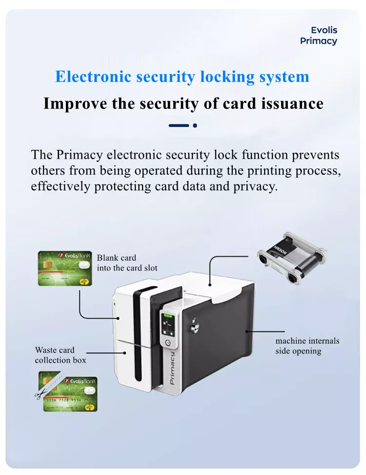 High Performance EVOLIS Primacy Fast And Versatile PVC ID Card Printer