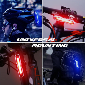 Nouvelle Image Lumineux Cycle Lumières Étanche Led sécurité Vélo Phare <span class=keywords><strong>Lampe</strong></span> Vélo Avant Arrière Plomb Vélo Lumières Ensemble Feu Arrière - Product Image 4