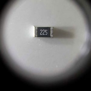 Whole Sale RR1608 0603L225JT 0603 1608 Resistors Chip Resistors SMD Resistors 2.2Mohm 5% 1/10W Thick Film Resistor - Product Image 1