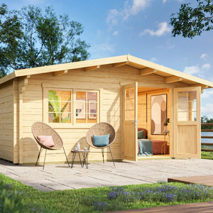 Extérieur préfabriqué arrière-cour en bois bureaux abris de jardin maisons d'été Kits Studio Pods cabines - Product Image 1