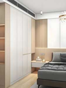 Armarios de dormitorio modernos más vendidos, organizador de armario de ratán para personalización de ropa, se acepta - Product Image 3