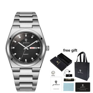 Reloj de Pulsera de Lujo para Hombre Gohuos 58807, Relojes de Pulsera de Cuarzo Originales Resistentes al Agua para Hombre, Reloj para Hombre, Montre Homme, Caja, Bolsa, Paquete - Product Image 3