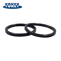 NBR FKM EPDM Silikon Quad-Ring X-Ring Dichtungen für Hydraulik- und Pneumatik-Drehwellen Verschleißfest Niedrige Reibung Maßgefertigte Größen
