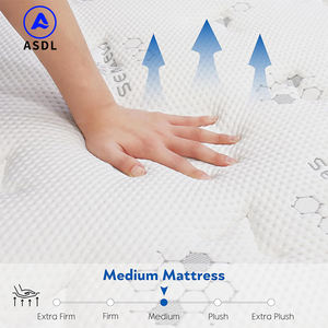 Lit en mousse à mémoire de forme latex naturel ensemble de matelas pour hôtel king queen simple <span class=keywords><strong>double</strong></span> taille dans une boîte de 5 zones matelas à ressorts ensachés - Product Image 2