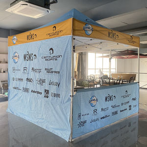 Tenda Esagonale 3x3m ad Alta Durabilità per Fiere, in Oxford 600D Impermeabile, Distanza tra Montanti 5m, Telaio in Lega di Alluminio, per Matrimoni e Feste al Chiuso - Product Image 4