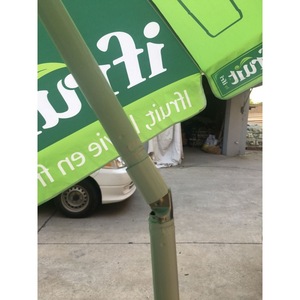 Sombrilla Promocional para Exteriores con Protección Solar, Rectangular de 1.8m, Aleación de Aluminio, Rotación Manual, Impresión Serigráfica - Product Image 3