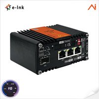 Commutateur Fibre Optique Industriel Intelligent Géré / Affichage en Temps Réel de la Tension/Courant/Température, Alarme de Puissance Optique et DDM SFP
