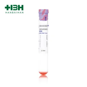 Tube d'ARN sans cellules <span class=keywords><strong>HBH</strong></span> 2.5ml pour stabiliser et isoler l'ARN total - Product Image 1