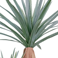 Hot Sale New Highly Simulation Arts 120cm 4ft Natural Touch Tropische Wüste Künstliche Bonsai Baum Künstliche Aloe Vera Pflanze