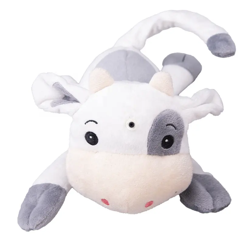 Hot Sale 2020 Light Sensor Control Electronic RollingとLaughing Plush Cow Toy