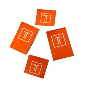 Custom Garment Label Woven Labels for <b>Clothes</b> Sewing Notions Clothing Woven <b>Tags</b> Center Fold - Product Image 2