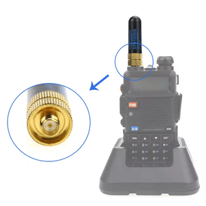 Antenne radio SRH805S Diamonds double bande courte 50cm 144/430MHz avec connecteurs SMA-mâle, SMA-femelle, BNC-mâle pour UV-5R, BF-888S, UV-9R - Product Image 2