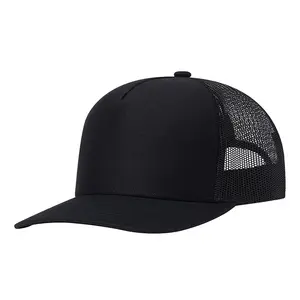 trending products 2024 new arrivals wholesale high quality 5 Panel Hat plain mesh trucker sports caps ventilated mesh dome cap