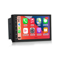 Layar Stereo MP5 Portabel 7 inci 2 Din 1+16GB, Radio Mobil Android, Pemasangan di Dasbor, Tanpa Carplay