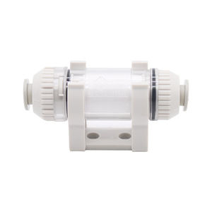 <b>Vacuum</b> <b>Pump</b> Filter ZFC100 ZFC200 06B 04B 08B 1/2 In Air Inlet PP Material For Nylon PU Tubing - Product Image 1