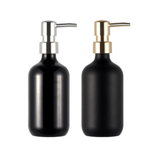 Botella con bomba Minnie de 500 ml, esmerilada, de PET, electrochapada, para loción, champú, gel de ducha y cosméticos. - Product Image 5