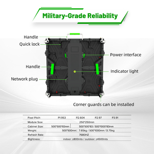 Sistema de Pantalla LED Portátil RAYBO P2.9 P3.91, Kit de Video Wall LED HD para Interiores, Paneles de Pantalla LED para <span class=keywords><strong>Alquiler</strong></span> y Escenarios - Product Image 3