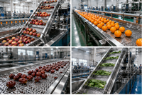 Nieuwe op maat gemaakte roestvrijstalen kettingplaat transportband voor gebruik in productiehallen, anti-corrosie, hoge temperatuurbestendigheid