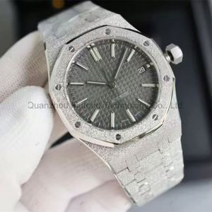 Montre de plongée C Factory Moissanite Sapphire Crystal Diver 4131 Or rose avec index en diamant, bracelet en cuir, multifonction - Product Image 4