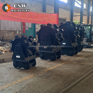 Roue de compacteur d'excavatrice de 12 à 16 tonnes pour plaque de compactage Sumitomo SH120 Roue de dragage compacte directe d'usine - Product Image 4