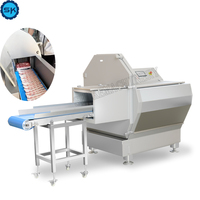 Trancheuse à viande industrielle automatique avec lame en acier inoxydable 304