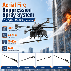 Lancia Spray d'Acqua Compatibile con Drone SQ100 FlyCart 100, Sistema Antincendio Aereo ad Alta Pressione <span class=keywords><strong>2</strong></span>.5MPa, Raggio Operativo Massimo 70m - Product Image 5